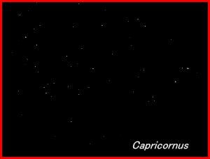 Photograph showing the constellation of Capricornus, the Sea Goat. Click for a full-size photo (Copyright Martin J Powell, 2005)