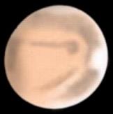 The planet Mars sketched by Paul G Abel in March 2016 (Image: Paul G Abel /ALPO-Japan)