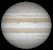 Jupiter as seen from the Earth at opposition on 2015 February 6 (Image from NASA/JPL's Solar System Simulator v4)