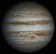 Jupiter imaged by Efrain Morales Rivera in February 2014 (Image: Efrain Morales Rivera/Jaicoa Observatory)