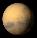View of Mars from Earth on May 8th 2018 at 0h UT (Image from NASA's Solar System Simulator v4)