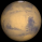 View of Mars from Earth on February 8th 2010 at 0h UT (Image from NASA's Solar System Simulator v4)