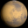 View of Mars from Earth on March 10th 2010 at 0h UT (Image from NASA's Solar System Simulator v4)