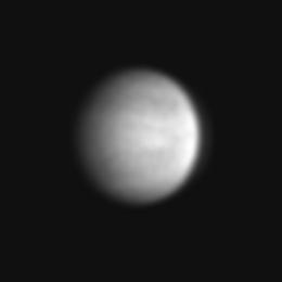 A distant Venus in infrared imaged by Antonio Cidad�o in May 2021 (Image: Antonio Cidad�o/ALPO-Japan)