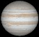 Jupiter as seen from the Earth at opposition on 2024 December 7 (Image from NASA/JPL's Solar System Simulator)