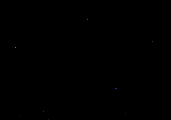 Jupiter at opposition in Aries in November 2023. Click to see full-size image (Copyright Martin J Powell 2023)