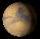 View of Mars from Earth on July 15th 2020 at 0h UT (Image from NASA's Solar System Simulator)