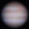 Jupiter as it appears through a small telescope (Copyright Martin J Powell, 2011)