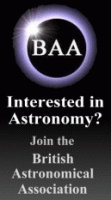 Interested in Astronomy? Join the British Astronomical Association. Membership is open to all countries (Click for details)