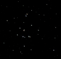 M44 (NGC 2632) commonly known as Praesepe or the Beehive Cluster (click for larger version, 7 KB)