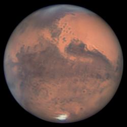 Mars at opposition in October 2020 imaged by Anthony Wesley (Image: Anthony Wesley/ALPO-Japan)