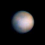 Mars imaged by Mark Lonsdale in July 2023 (Image: Mark Lonsdale/ALPO-Japan