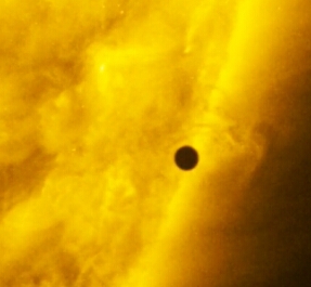 NASA Solar Dynamics Observatory image of Mercury transitting the solar disk in 2016 (Image: NASA Goddard Space Flight Center/Genna Duberstein)