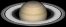 Saturn at opposition in 2020 (Image modified from NASA's Solar System Simulator)