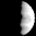 View of Venus from Earth on March 27th 2012 at 0h UT (Image modified from NASA's Solar System Simulator v4)