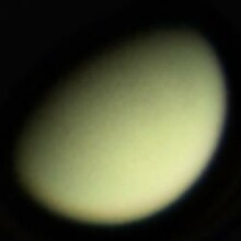 Gibbous Venus imaged by Dmitry W. von Aichegg in April 2023 (Image: Dmitry W. von Aichegg/ALPO-Japan)