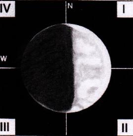 Venus sketched by Detlev Niechoy in March 2022 (Image: Detlev Niechoy/ALPO-Japan)